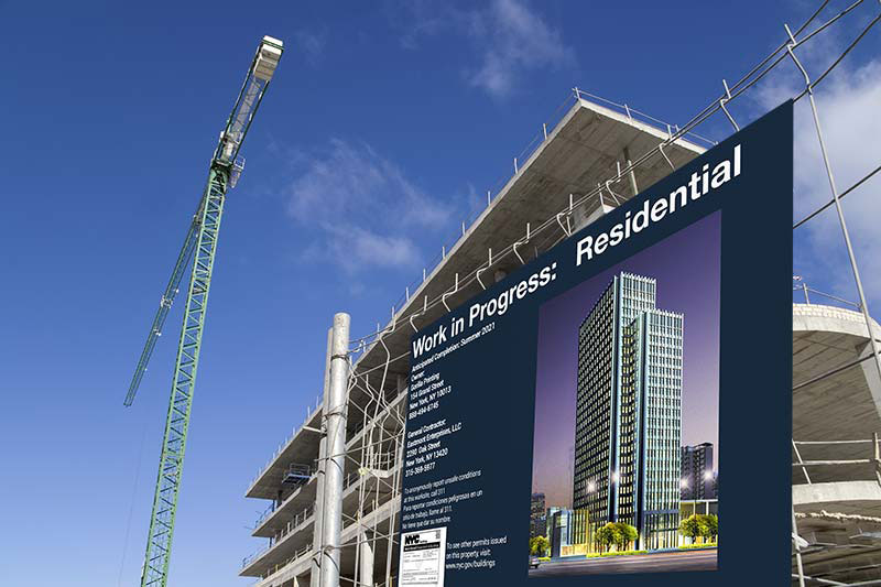 Construction Signs Printing X3