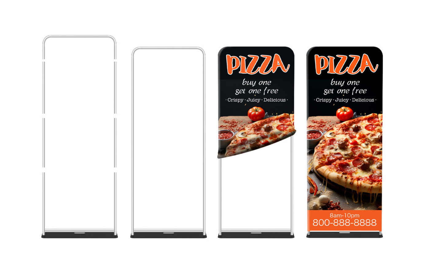 Tension Fabric Stand X3